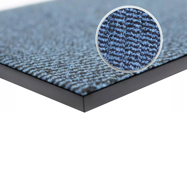 Blue Black Heavy Duty Barrier Mats Non Slip Rubber Mat Hard Wearing Indoor And Outdoor