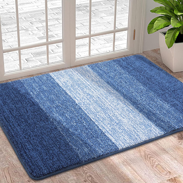 Dirt Trapper Door Mat, Super Absorbent Washable Non-Slip Soft Floor Mats For Inside