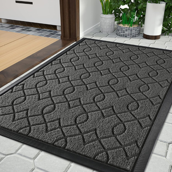 Heavy Duty Water Absorbent Entry Outdoor Rugs Durable Front Non Slip Backing Door Mats 