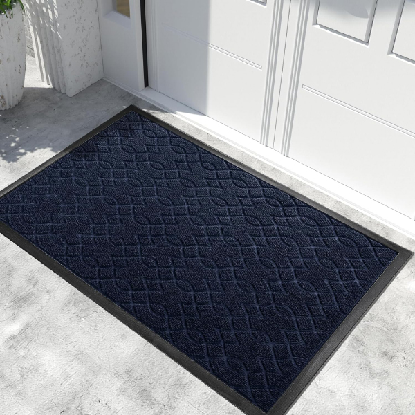 Heavy Duty Water Absorbent Entry Outdoor Rugs Durable Front Non Slip Backing Door Mats 