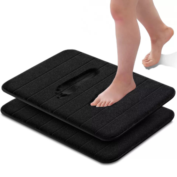 Non Slip Bath Mat Extra Water Absorbent Mat Ultra Soft Memory Foam Bathroom Mats