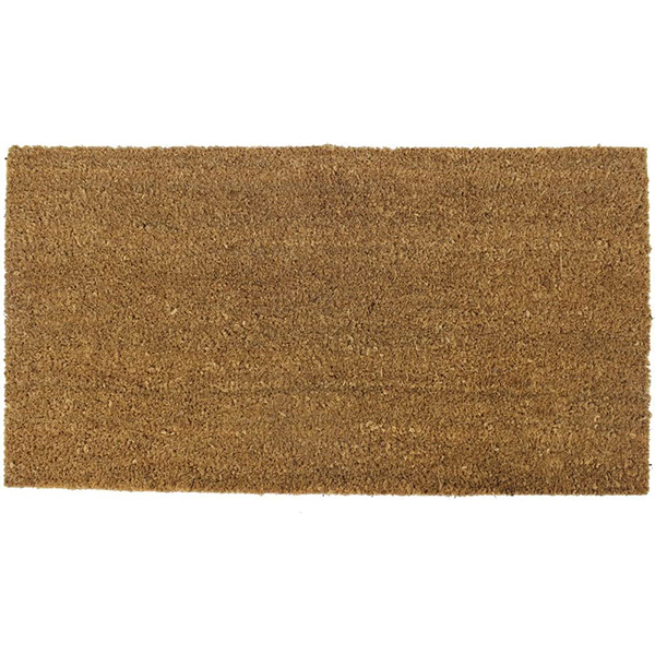 Plain Natural Coir Mat Latex Backed Door Mat for Entrance