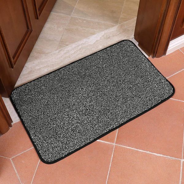 Polyester Dirt Trapper Doormat Non Slip Entrance Rug for Front Door Super Absorbent, Machine Washable