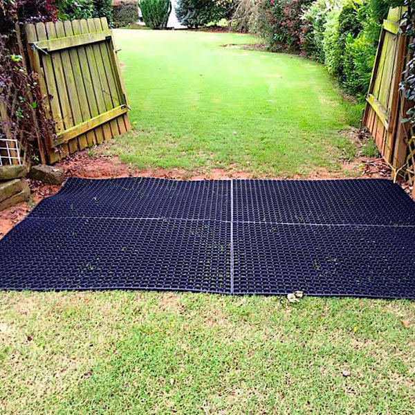 Rubber Grass Mats for Playgrounds and Outdoor Use