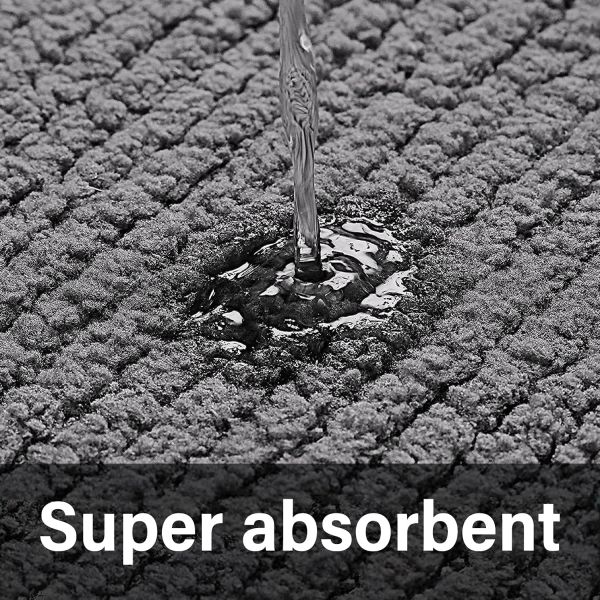 Super Absorbent Doormats Dirt Trapper Non Slip Machine Washable For Front Door Indoor, Outdoor